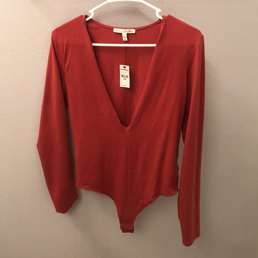 Deep cut bodysuit
